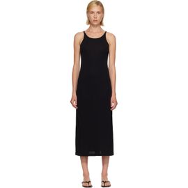 TOTEME TOTEME Black Fluid Slip Maxi Dress