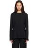 TOTEME TOTEME Black Jacquard Cotton Blazer - 1