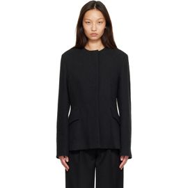 TOTEME TOTEME Black Jacquard Cotton Blazer