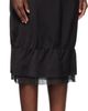 TOTEME TOTEME Black Layered Satin Midi Skirt - 2