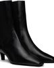 TOTEME TOTEME Black Leather Mid-Heel Boots - 4