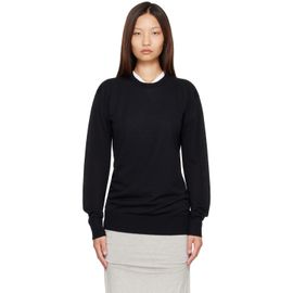 TOTEME TOTEME Black Long-Sleeve Knit Sweater