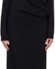 TOTEME TOTEME Black Long Twist Maxi Dress - 1