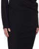 TOTEME TOTEME Black Long Twist Maxi Dress - 4