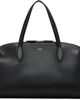TOTEME TOTEME Black Medium Grained-Leather Day Tote - 1