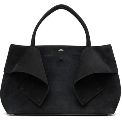 TOTEME TOTEME Black Mercer Nubuck Tote