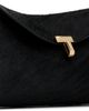 TOTEME TOTEME Black Mini T-Lock Pony Hair Clutch - 2
