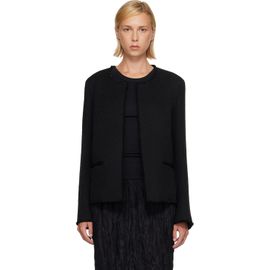 TOTEME TOTEME Black Open-Front Bouclé Blazer