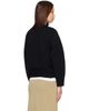 TOTEME TOTEME Black Oversized Crew Knit Sweater - 3