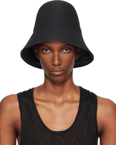 TOTEME TOTEME Black Paper Sun Bucket Hat