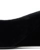TOTEME TOTEME Black Peep-Toe Velvet Wedge Mule Heels - 3