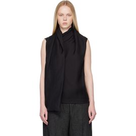 TOTEME TOTEME Black Scarf Blouse