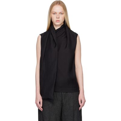 TOTEME TOTEME Black Scarf Blouse