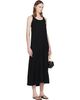 TOTEME TOTEME Black Scoop-Neck Sablé Maxi Dress - 2