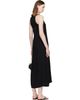 TOTEME TOTEME Black Scoop-Neck Sablé Maxi Dress - 3