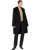 TOTEME TOTEME Black Shearling Cotton Parka Coat - 4
