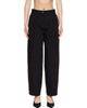 TOTEME TOTEME Black Single Pleat Cotton Trousers - 1