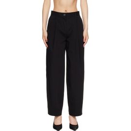 TOTEME TOTEME Black Single Pleat Cotton Trousers