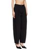 TOTEME TOTEME Black Single Pleat Cotton Trousers - 2
