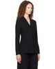 TOTEME TOTEME Black Slim Wool Blazer - 2