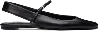 TOTEME TOTEME Black Slingback Nappa Mary Jane Ballerina Flats