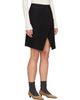 TOTEME TOTEME Black Slit Scuba Midi Skirt - 2