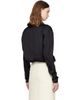 TOTEME TOTEME Black Slouch-Neck Blouse - 3