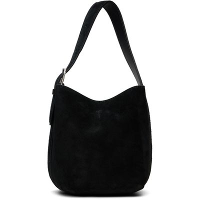TOTEME TOTEME Black Small Belted Suede Tote