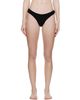 TOTEME TOTEME Black Smocked Bikini Bottoms - 1
