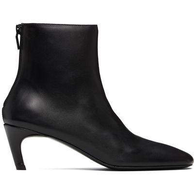 TOTEME TOTEME Black Soft Nappa Ankle Boots