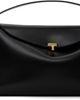TOTEME TOTEME Black T-Lock Leather Top Handle Bag - 1