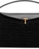 TOTEME TOTEME Black T-Lock Woven-Leather Bag - 1