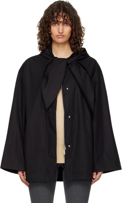 TOTEME TOTEME Black Technical Scarf Jacket