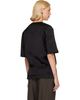 TOTEME TOTEME Black V-Neck Satin Pullover Top - 3