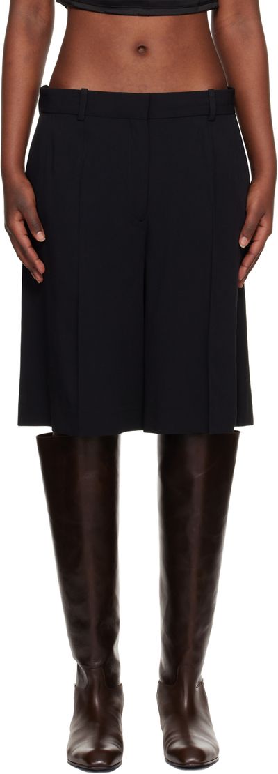 TOTEME TOTEME Black Wide Fluid Shorts