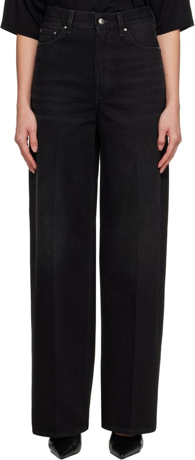 TOTEME TOTEME Black Wide Leg Jeans