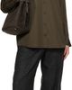 TOTEME TOTEME Brown Belted Suede Bucket Bag - 4