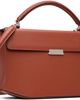 TOTEME TOTEME Brown Clip Grained-Leather Top Handle Bag - 2