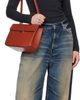 TOTEME TOTEME Brown Clip Grained-Leather Top Handle Bag - 4