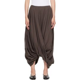 TOTEME TOTEME Brown Cocoon Maxi Skirt