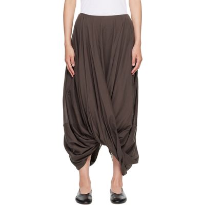 TOTEME TOTEME Brown Cocoon Maxi Skirt