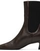 TOTEME TOTEME Brown Leather Mid-Heel Boots - 3