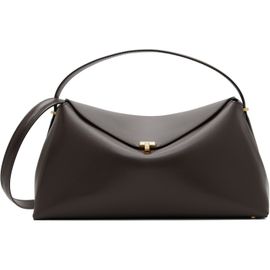 TOTEME TOTEME Brown T-Lock Leather Top Handle Bag
