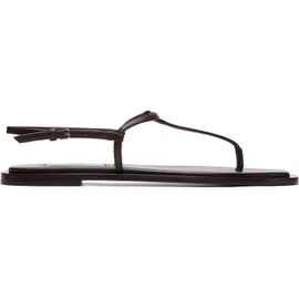 TOTEME TOTEME Brown T-Strap Nappa Sandals