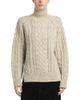 Toteme Toteme Cable Knit Wool Turtleneck Sweater - 1
