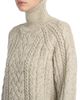 Toteme Toteme Cable Knit Wool Turtleneck Sweater - 5