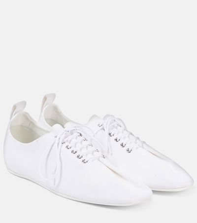 Toteme Toteme Canvas lace-up flats