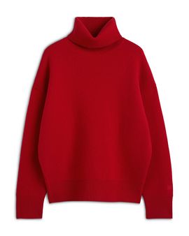 Toteme Toteme Cashmere & Wool Stretch Turtleneck Sweater