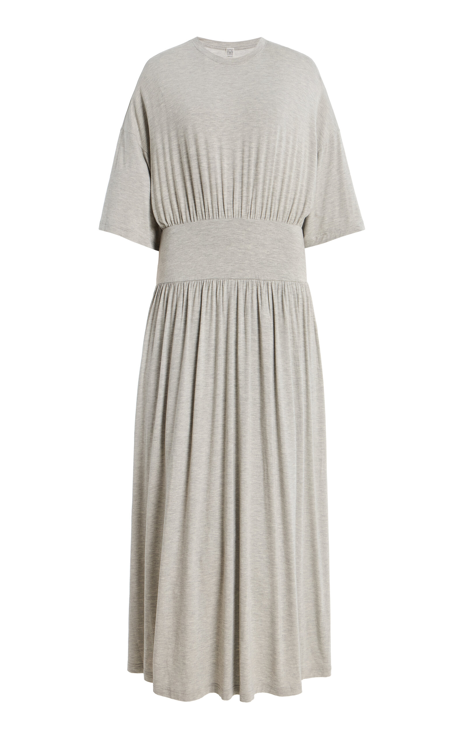 Toteme Toteme Cinched Jersey TShirt Maxi Dress