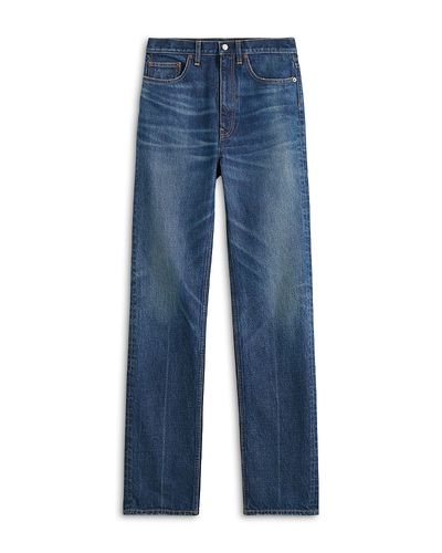 Toteme Toteme Classic Slim Denim Full Length Jeans in Faded Blue
